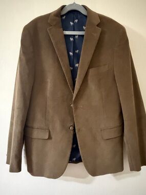 Ralph Lauren Brown Velvet Sport Coat